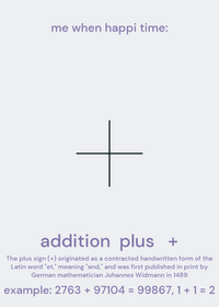 math symbols as a band 0.25