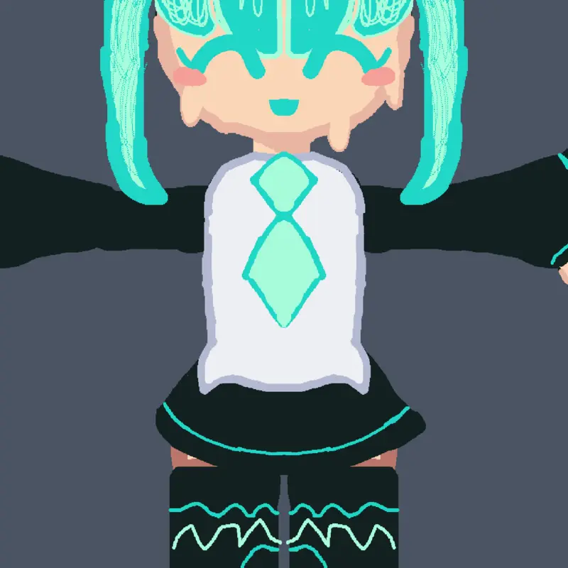 MIKU RAGDOLL:3 by @_FPE_FAN_