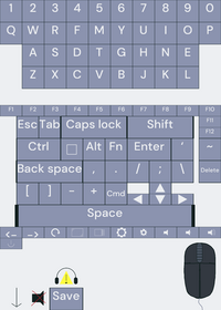 Keyboard test tags:
