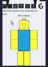 An basic ragdoll game