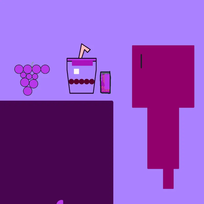 Grape Soda Mukbang by @GugaaaaaBR