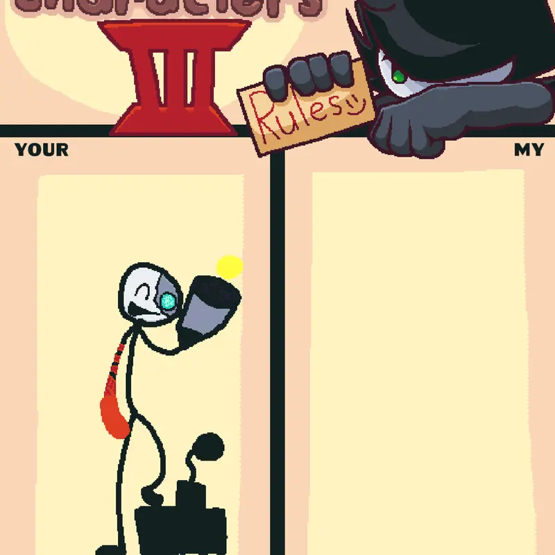Stickman oc :3 by @the_verity