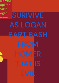 Logan bash face against vs evil homer