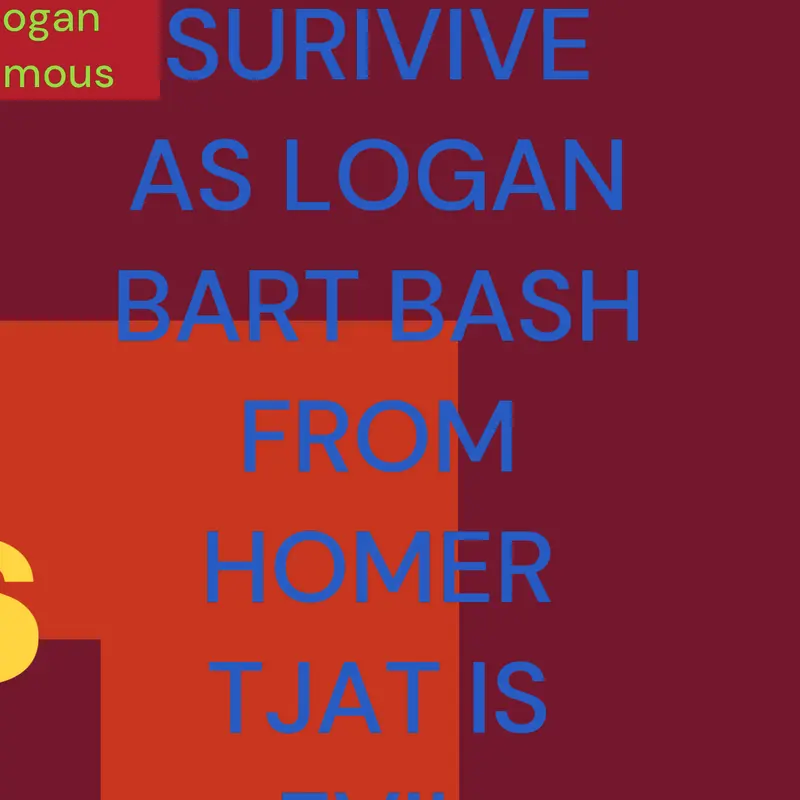 Logan bash face against vs evil homer by @randomplayercoolguy