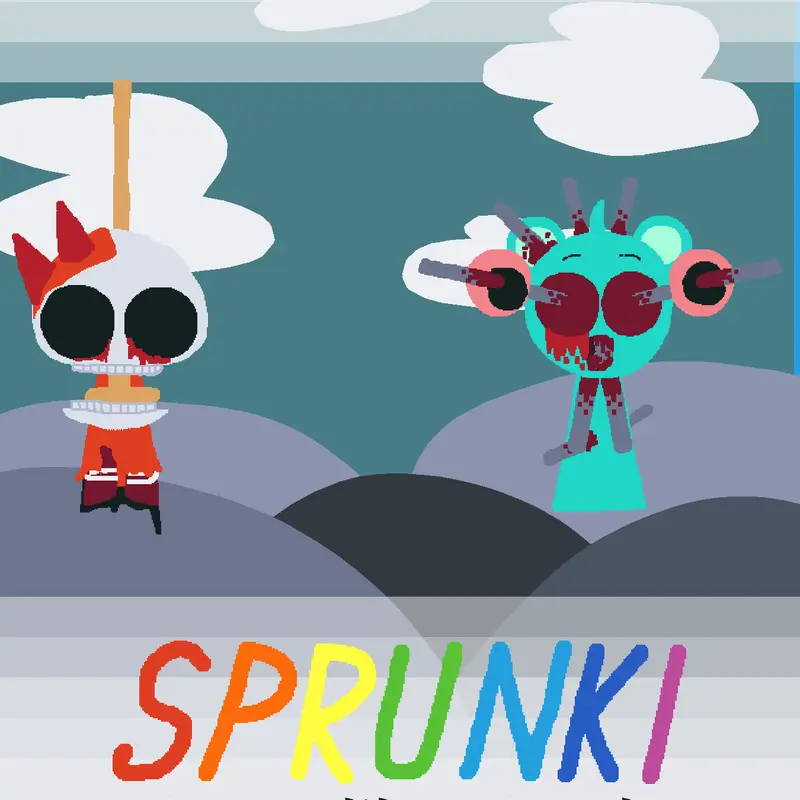 Sprunki mod phase 4 green night by @Sans-2026