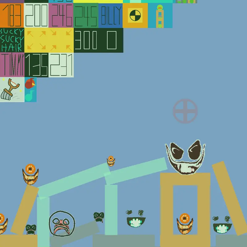 Angry birds but interminable rooms by @Itz_What