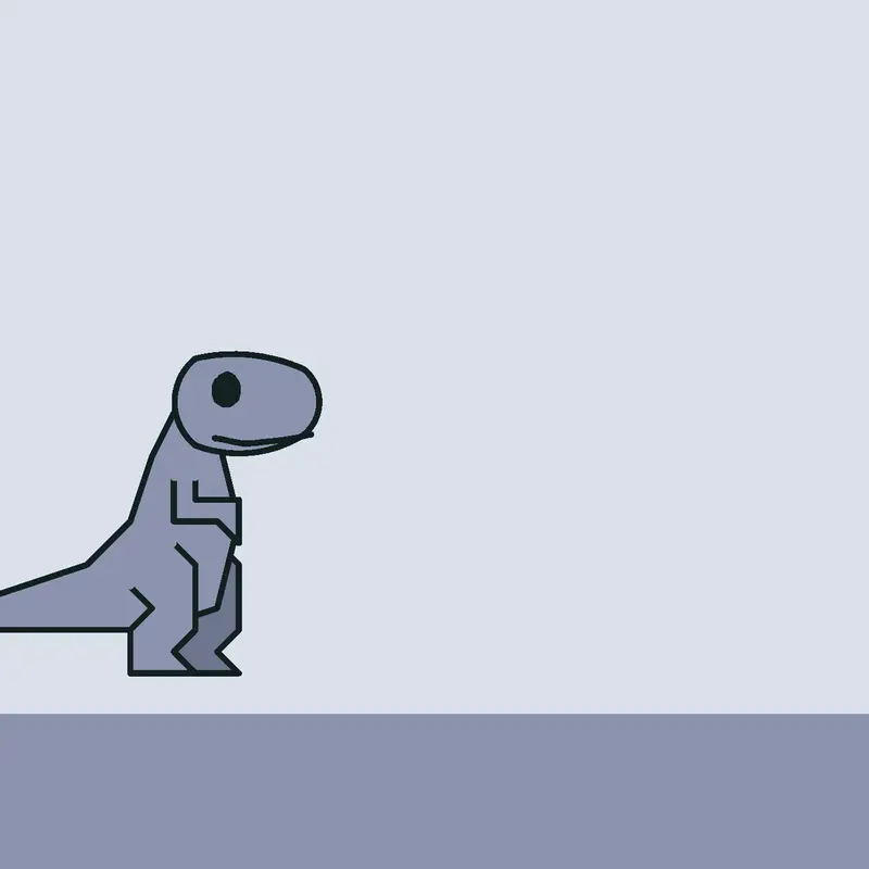 Dino Non-internet by @Remix_studios