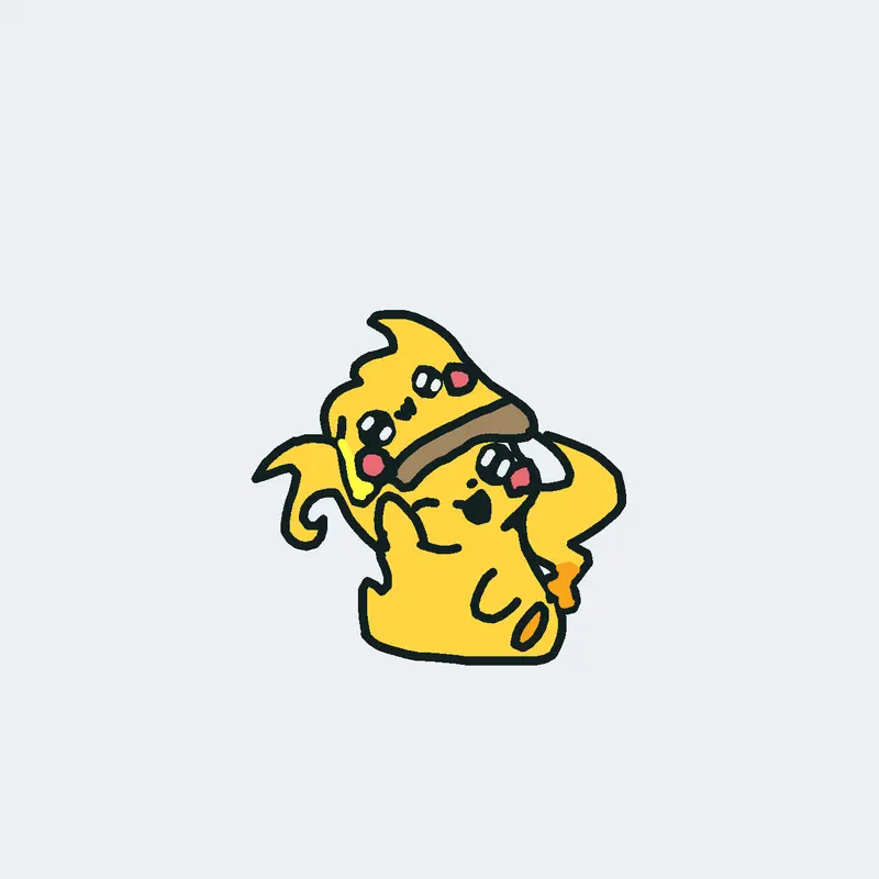 Pikachu drawing by @Mac-n-cheeze