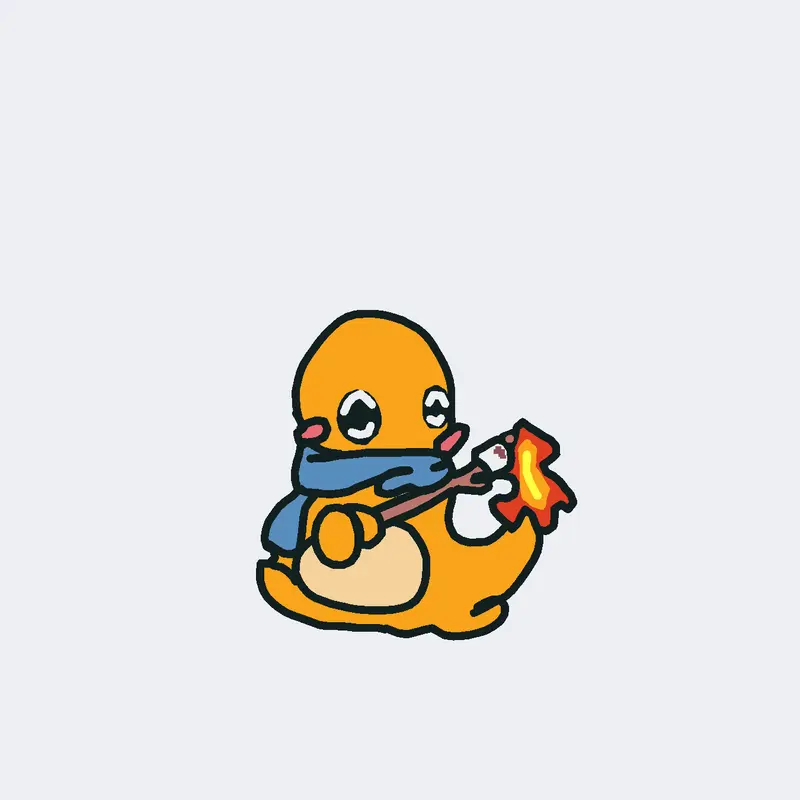 Charmander drawing by @Mac-n-cheeze
