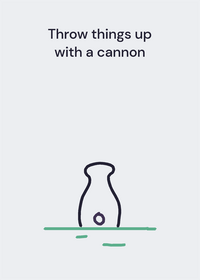 Sandbox: throw things up with a cannon
