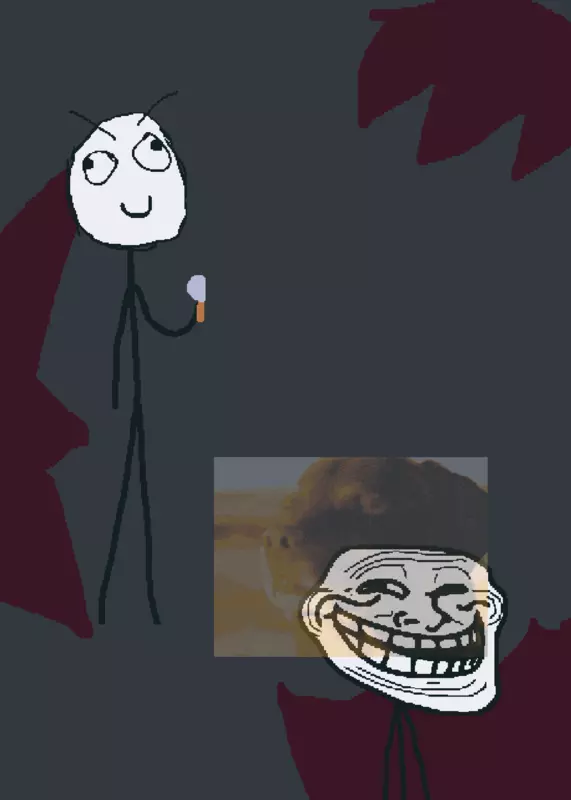 Troll Vs Derp but I Made it myself by @RubyMakesDecksOfficial