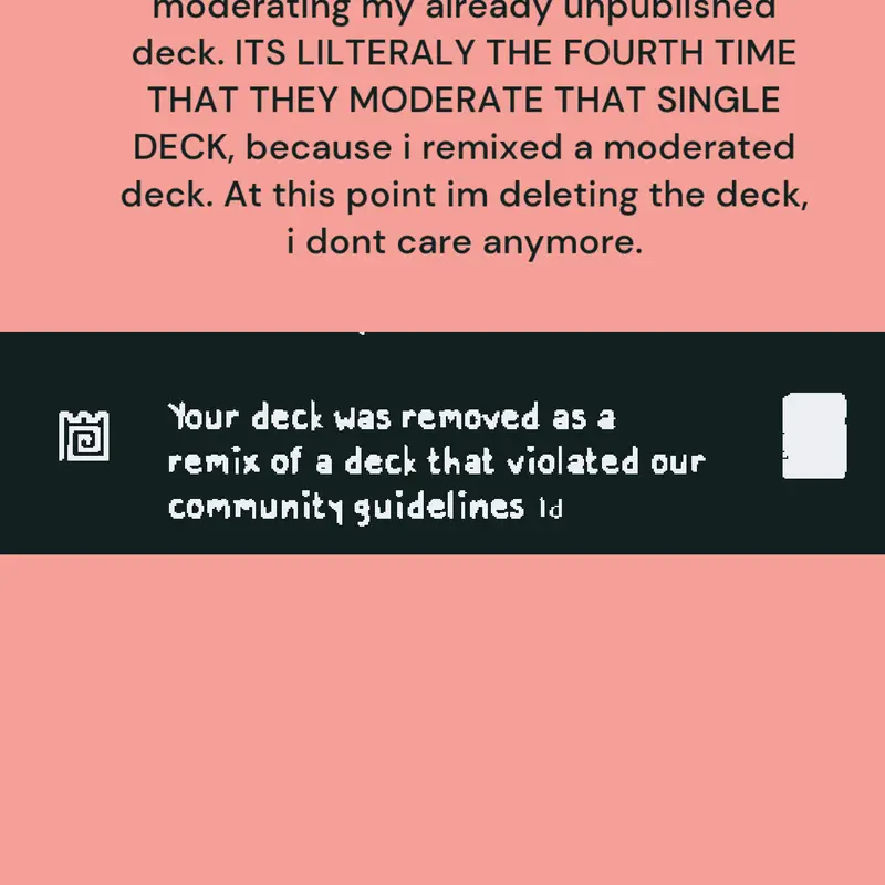Another deck moderation 😐 by @IsaacYT