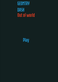 Geomtry dash out of world 😡😡😡