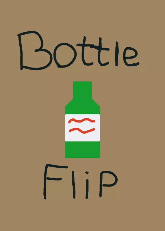 Bottle flip! (game 1) by @Enzzoofc