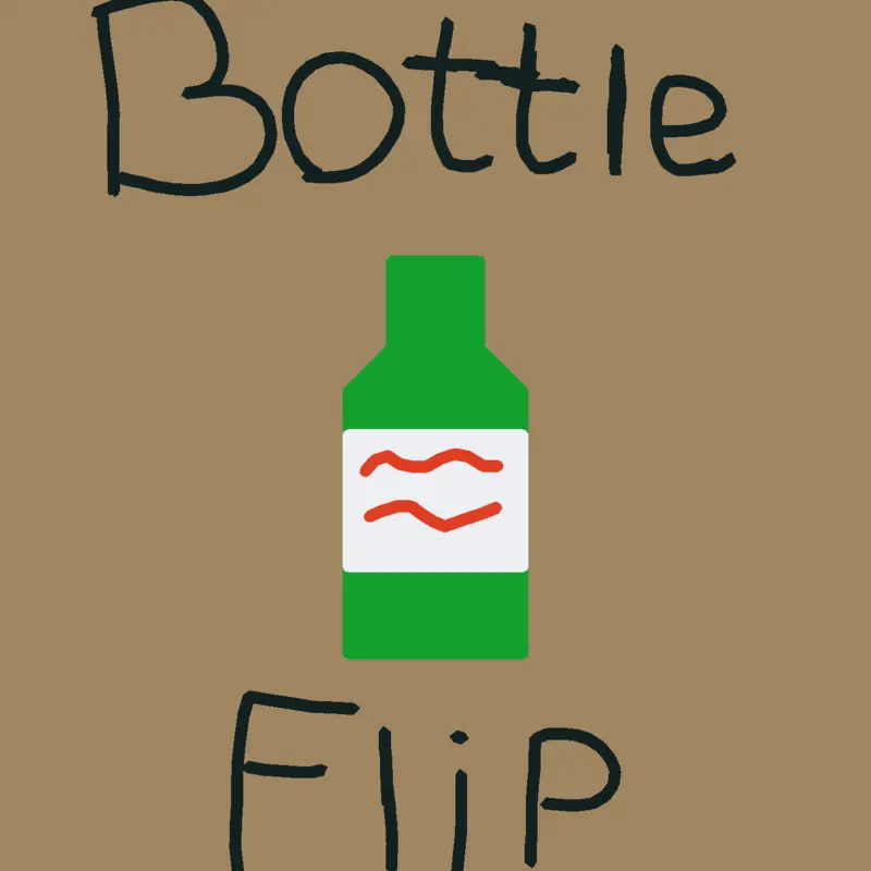Bottle flip! (game 1) by @Enzzoofc