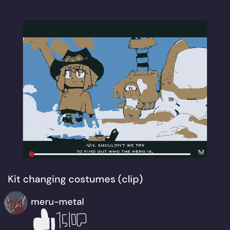 Kit changing costumes | took very long:( by @meru-metal