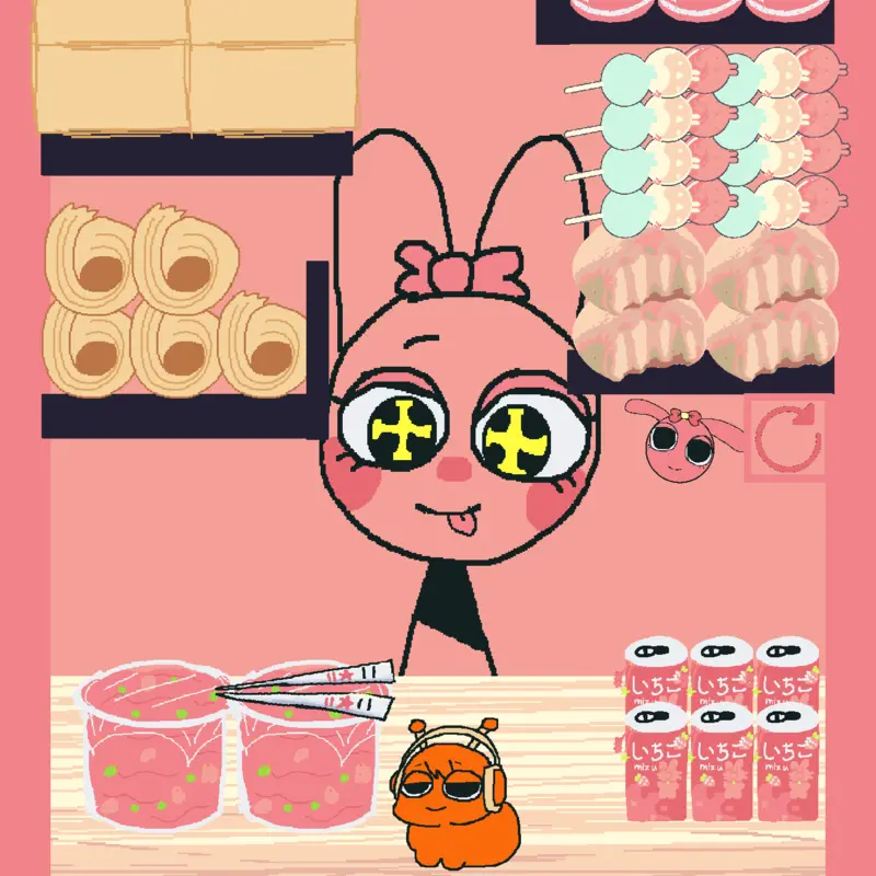 Pinki so beautiful#mukbang#-_oren_pinki# by @-_pinki_XD_-