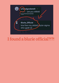 I found blurie official?!?!