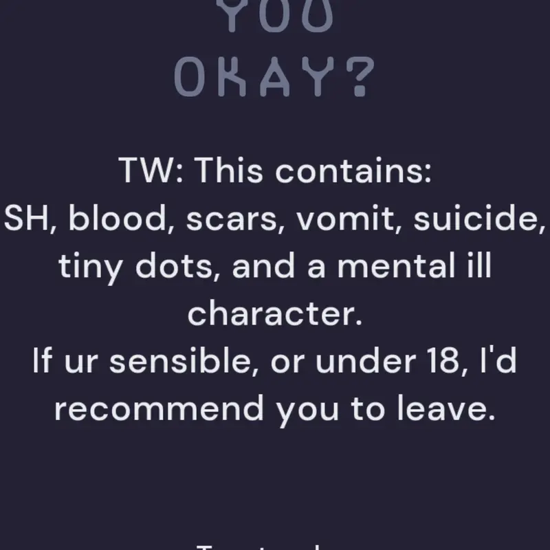 Are You Ok? by @Fizzy_Drinks