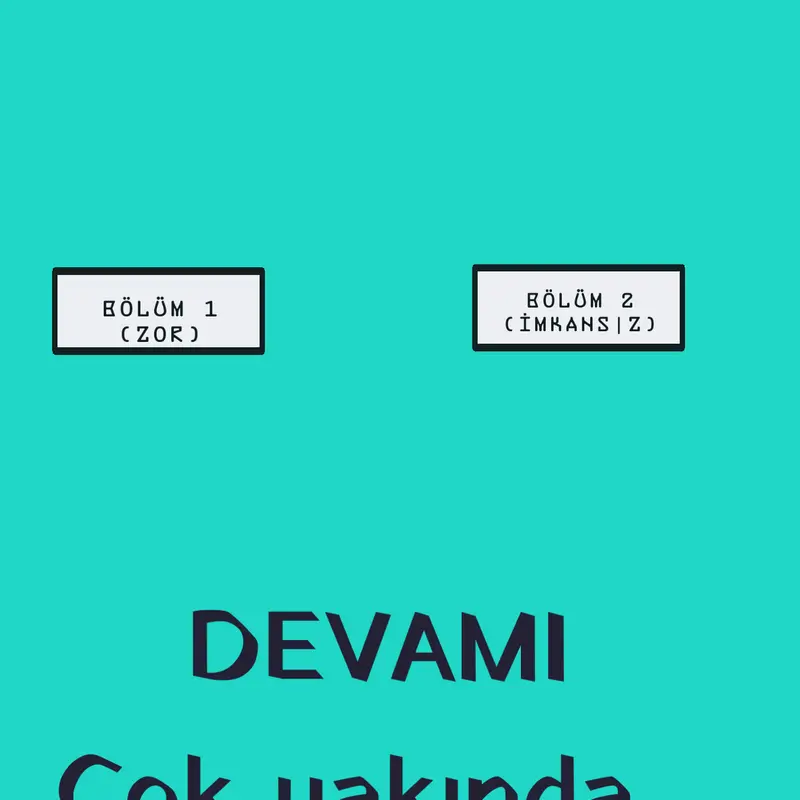 PARÇADAN KAÇIŞ by @Karemanstudio
