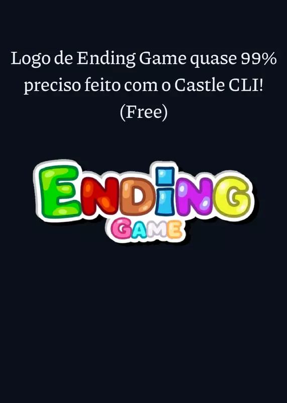 Free Ending Game Logo (CLI) by @pr_yey