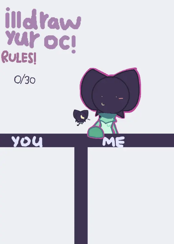 imma draw u oc by @flawspaws