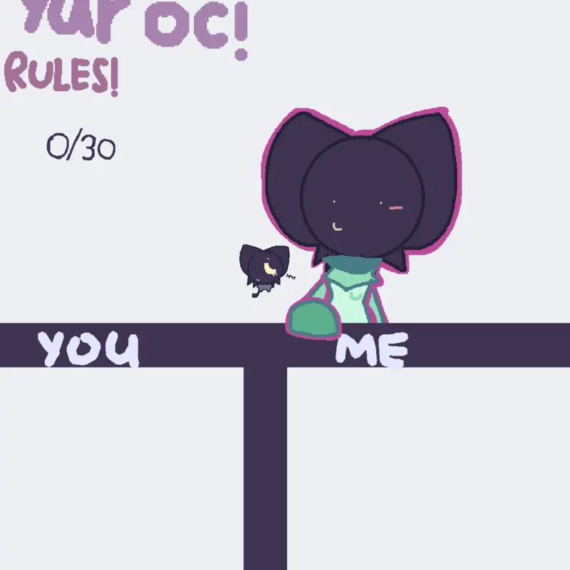 imma draw u oc by @flawspaws