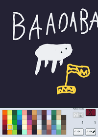 Baba painter | retniap abaB Now painting...