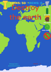 destroy the earth UPDATE 0.16