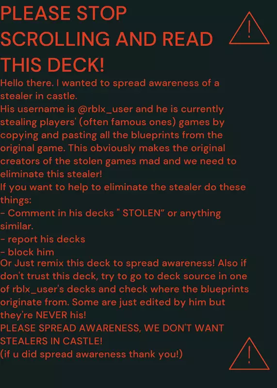 STEALER AWARENESS by @YourLocalRobloxian
