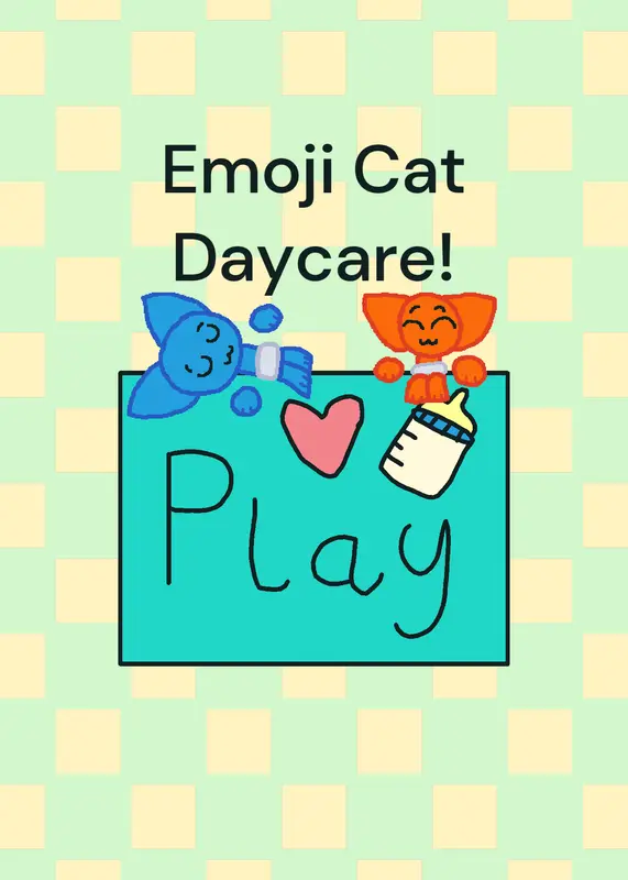 Emoji cat daycare by @Meyzha