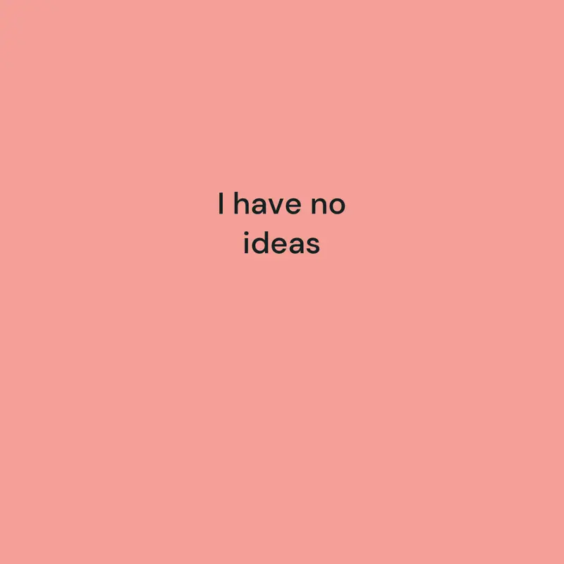 No ideas by @LiamMakesDecks19