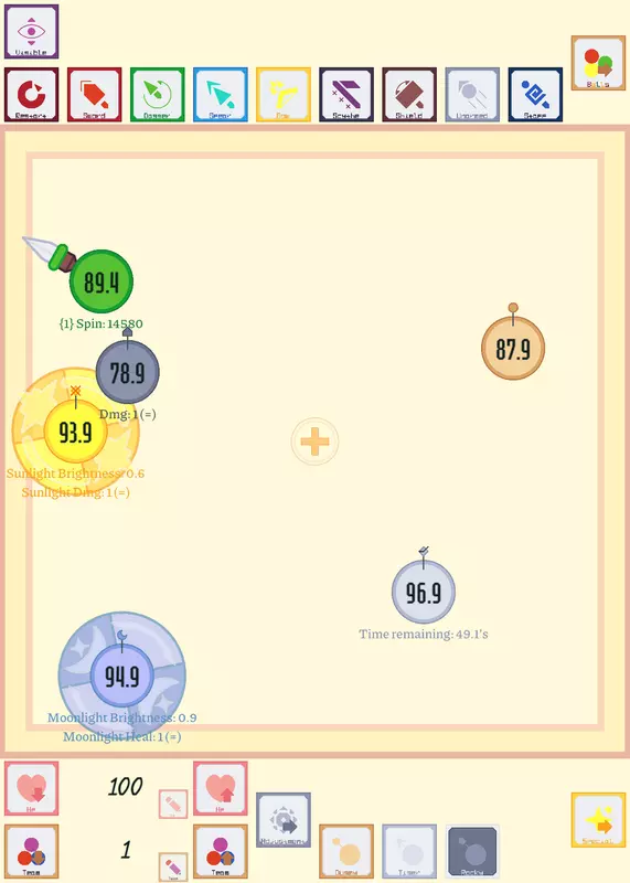 Weapon Ball Battles by @ZeroInTheSea