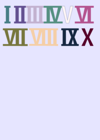 romanic numerals band