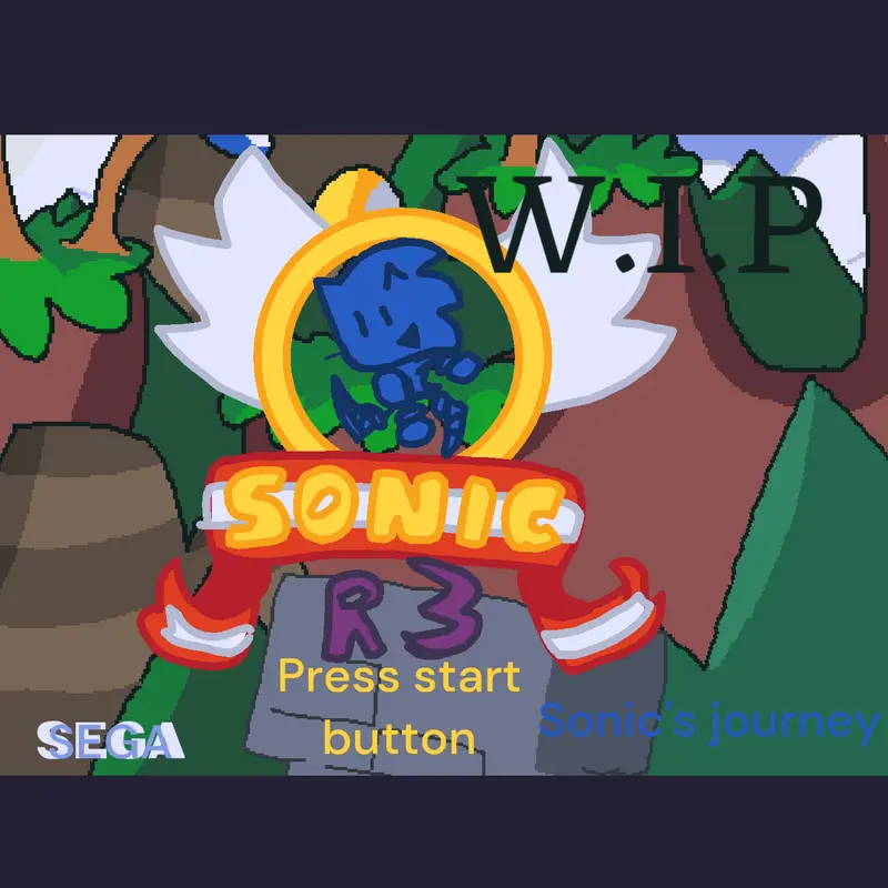 SONIC R 3 w.i.p by @josiah_is_tuff