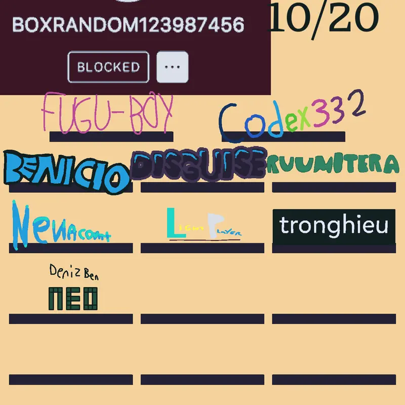 Game by @ChickenIdontknow