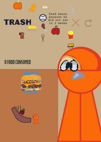 Feed Kenny because he did not eat in 2 weeks