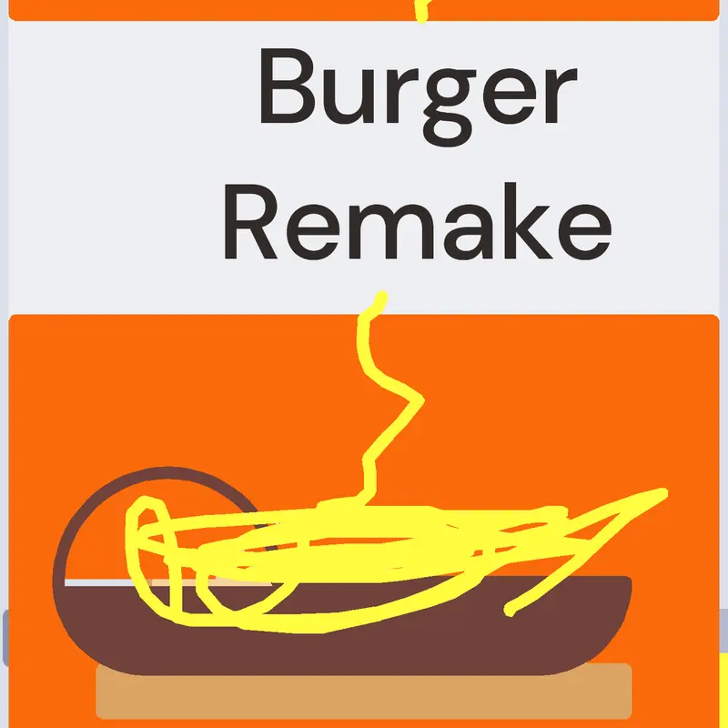 Burger Remake by @the_letter_j