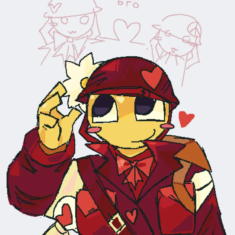 Love bot from graphwar wtv by @gay_salmon_cat_canon