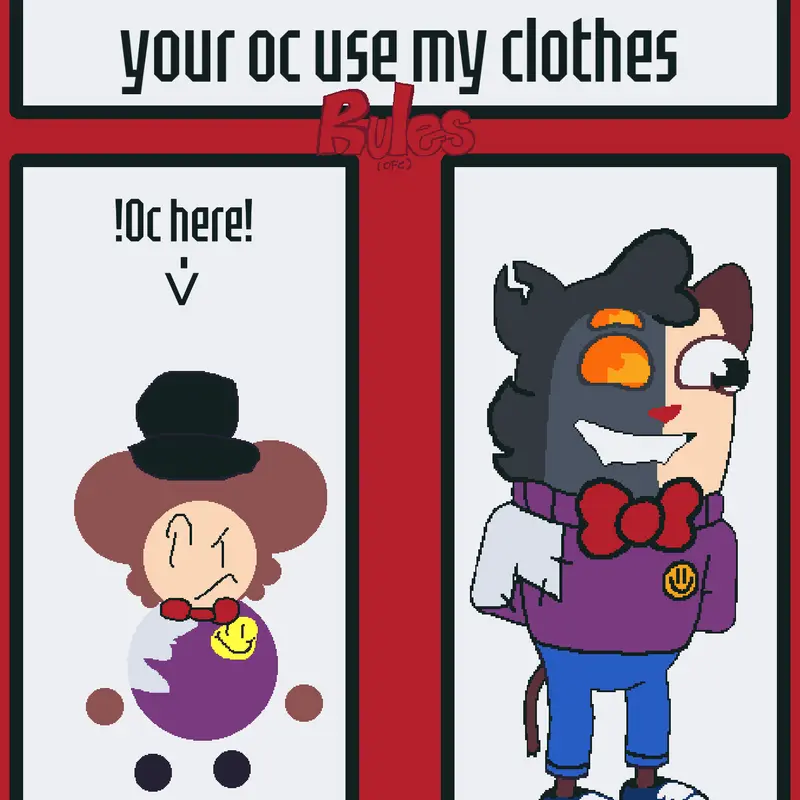 !Make your oc use my clothes! by @spookymaxy