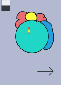 Draw the face on the toons