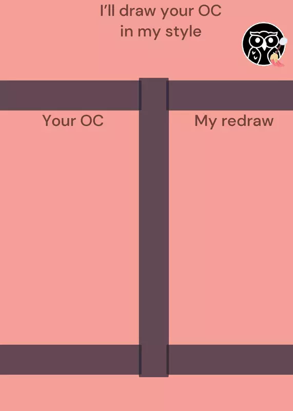 Redrawing your ocs by @harharcau