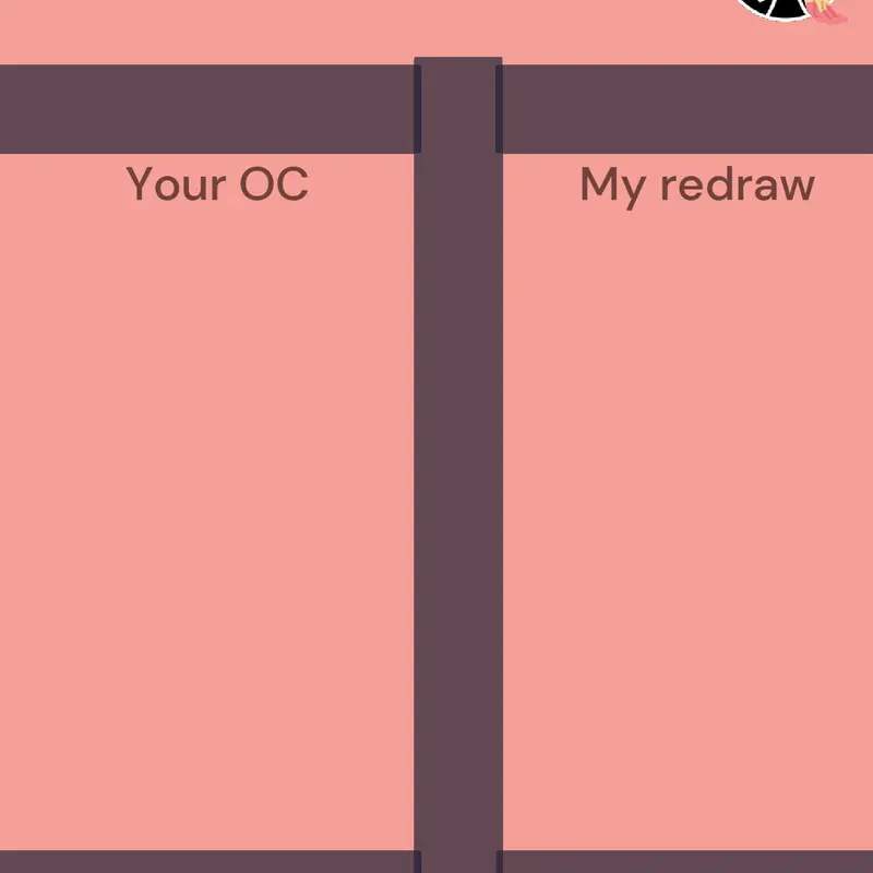 Redrawing your ocs by @harharcau_cb