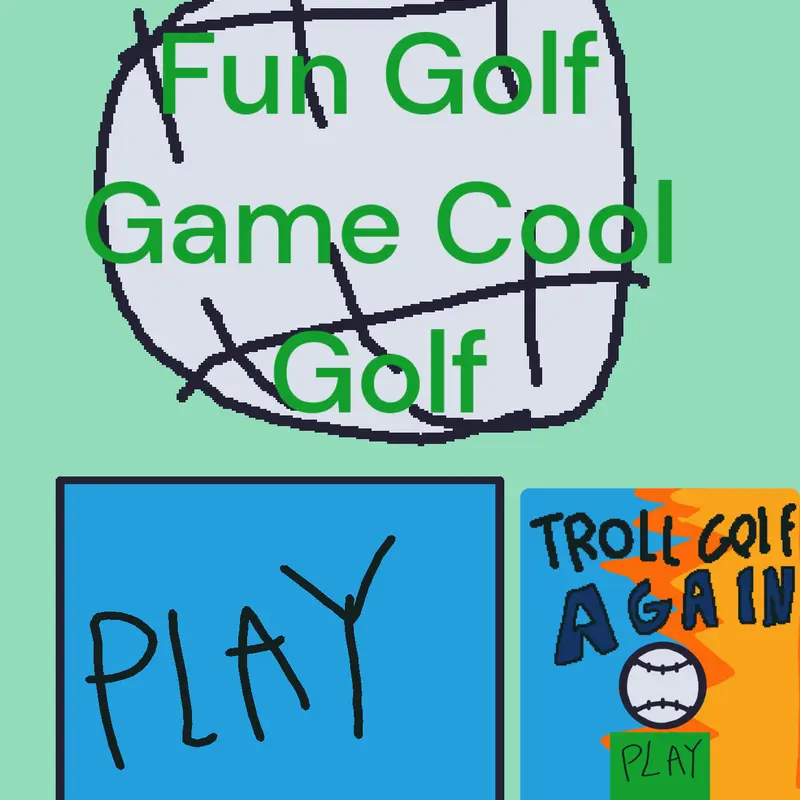 Fun Golf Game Cool Golf by @randomplayercoolguy