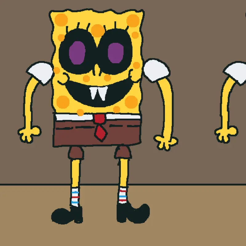 SpongeBob blood pants by @blue_glasses
