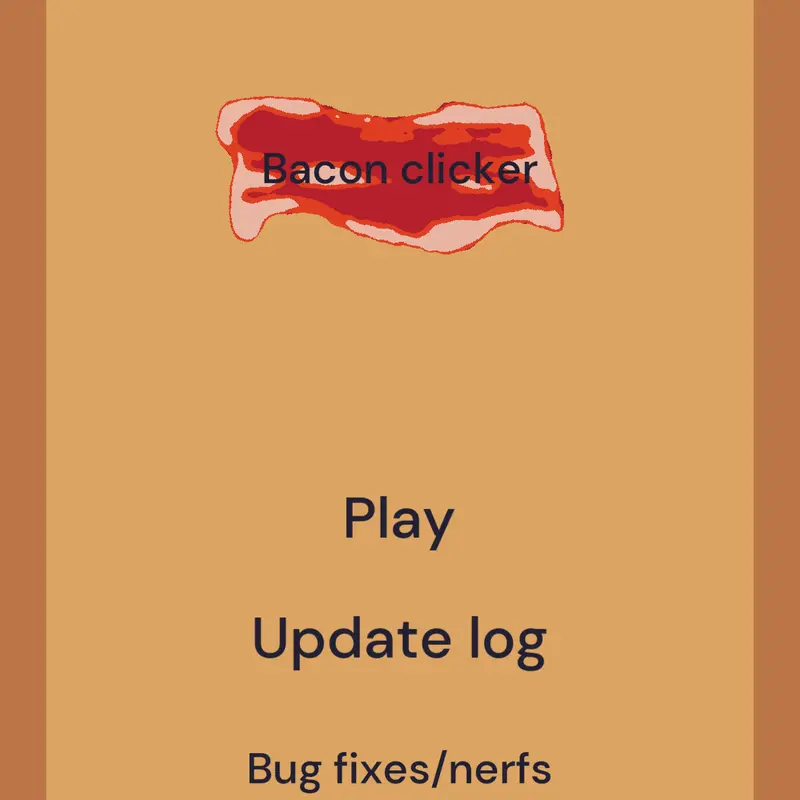 Bacon clicker by @peroson_1432