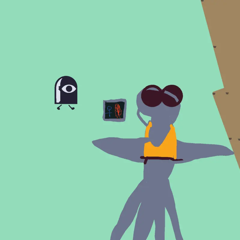 use a tablet to play the same game by @Steve7