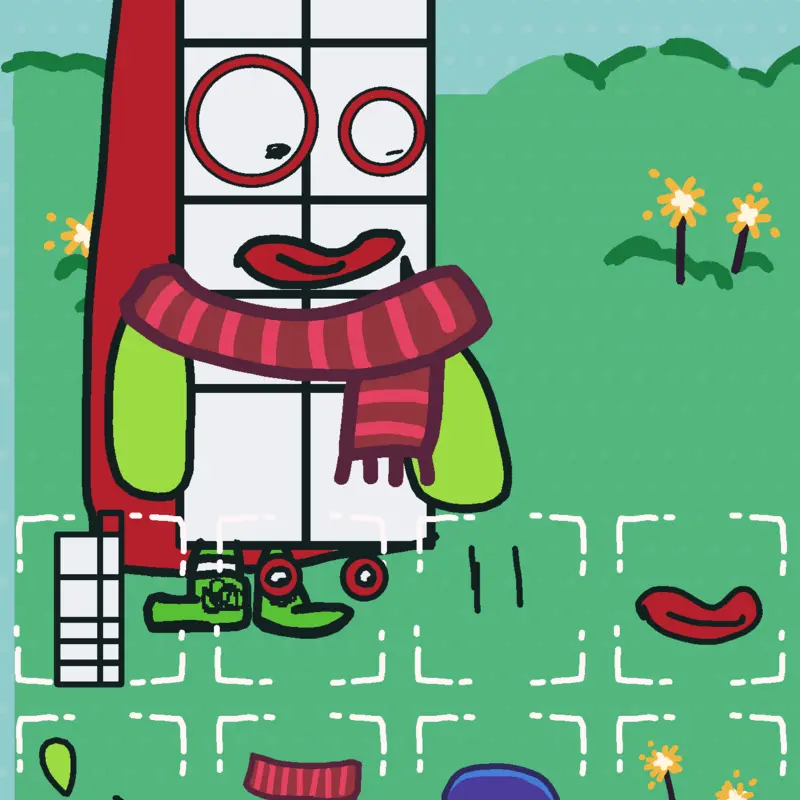 Numberblocks on igloo (Part 2) by @vgethh