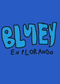 Bluey explorando