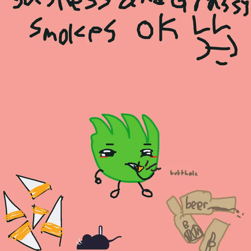 GRASSY BFDI SMOKES AND DRINKS by @Yoyoimruby